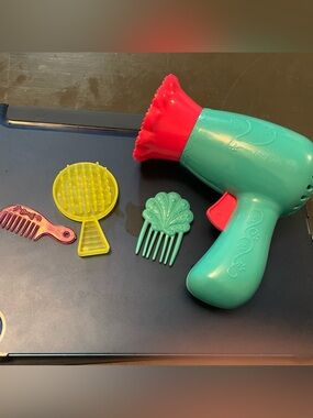 Dolls hair accessory set Play Hair Dryer Toy Set future hair dresser mini me